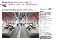 Desktop Screenshot of erika-mann-grundschule.com