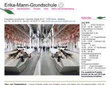 Tablet Screenshot of erika-mann-grundschule.com